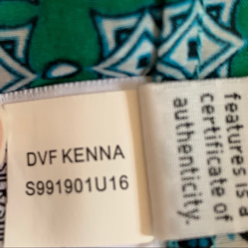 NWOT Diane Von Furstenberg Kenna pleated top - Picture 6 of 8